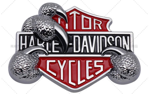 Autocolante Harley Davidson 3D Relevo Simbolo Relevo Deposito