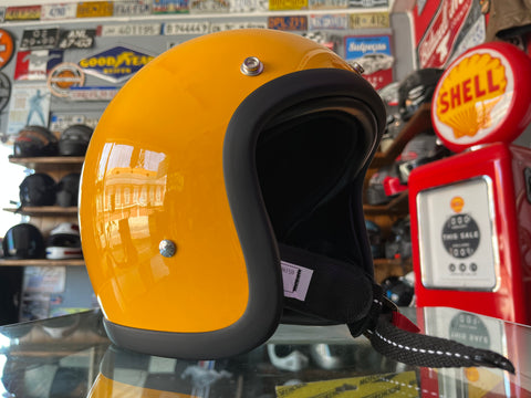 Capacete Jet Amarelo