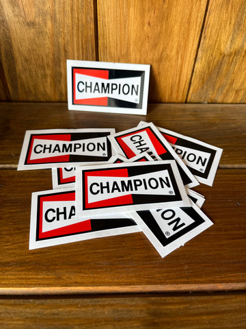 Autocolante Champion