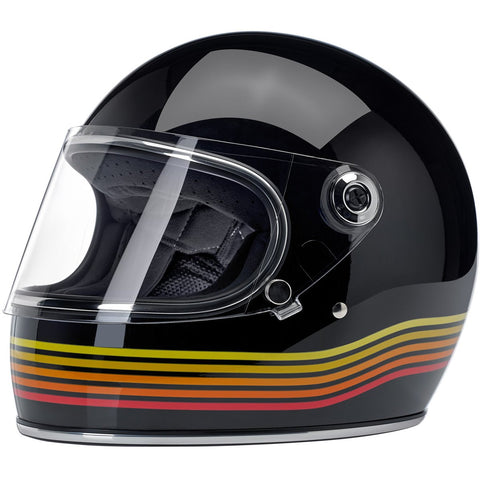 Capacete Biltwell Gringo S  Gloss Black Spectrum