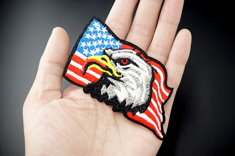 Patch Águia Americana Bandeira