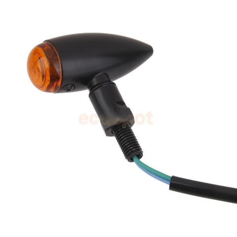 Piscas Motociclo Mota Preto Bullett ECE