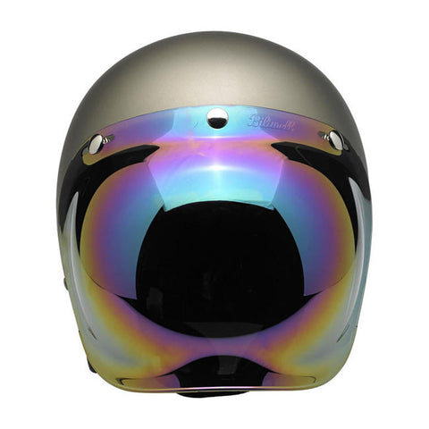 Viseira Bolha Biltwell Bubble Shield Rainbow Mirror