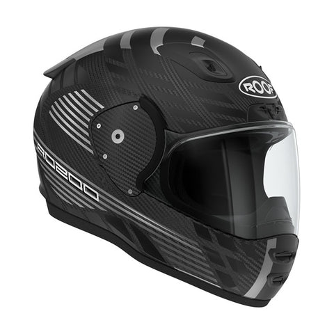 Capacete Roof RO200 Carbon Speeder Helmet Matte Black Steel