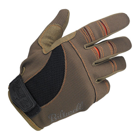 Luvas Biltwell Moto Gloves Brown Orange