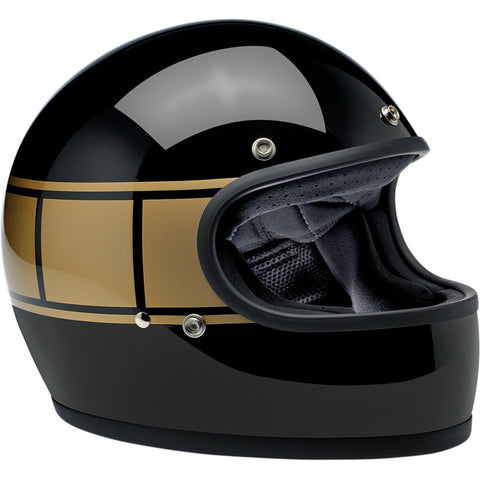 Capacete Biltwell Gringo Gloss Black Holeshot