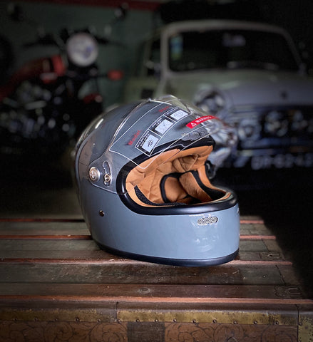 Capacete Cool Garage Race Grey Gloss