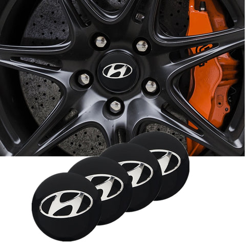 4x Autocolantes Centro de Jantes Hyundai Gel  Medida 56mm