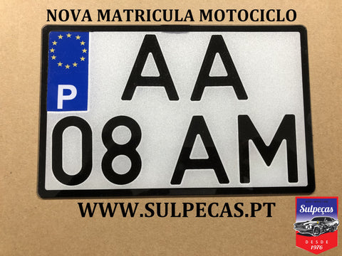 Nova Matricula Motociclo 2020