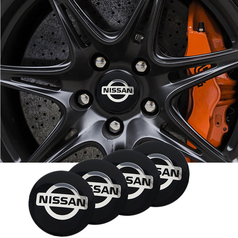 4x Autocolantes Centro de Jantes Nissan Gel  Medida 56mm