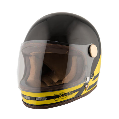 Capacete By City II Yellow Black