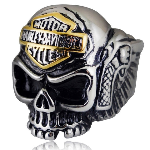 Anel Caveira Harley Davidson