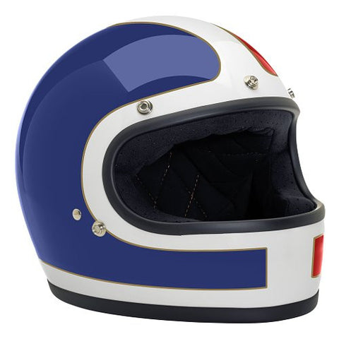 Capacete Biltwell Gringo Tracker Red White & Blue