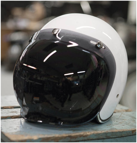 Viseira Bolha Biltwell Bubble Shield Smoke Preta