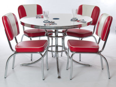 4x Cadeiras Restaurante Americano American Diner