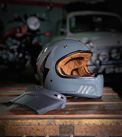 Capacete Cool Garage Trail Grey Gloss