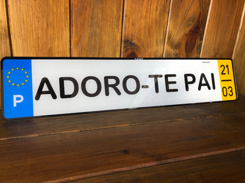 Matricula Adoro-te Pai