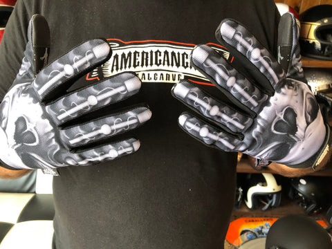 Luvas Caveira Skull Gloves