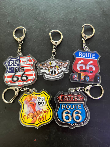 Porta-chaves Route 66