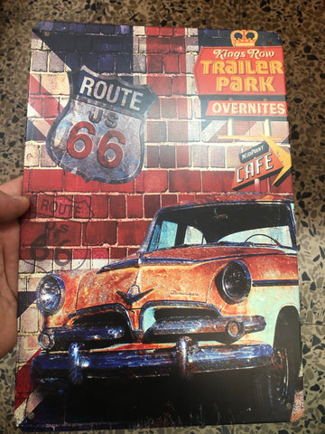 Chapa Metal Sign 30x20 Route 66