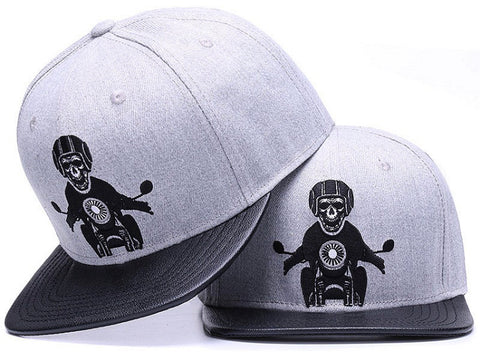 Cap Motorcycle Skull