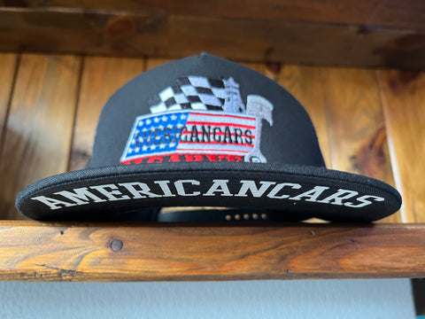 Boné Snapback Americancars Algarve Chapéu Cap Hat Black