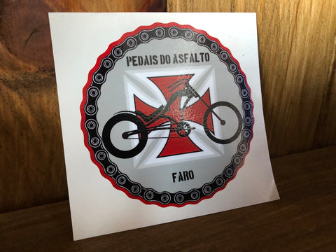Autocolante Pedais do Asfalto