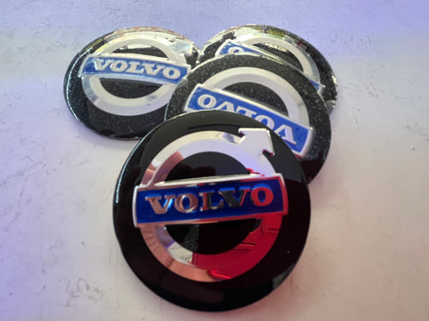 4x Autocolantes Centro de Jantes Volvo Gel Medida 56mm