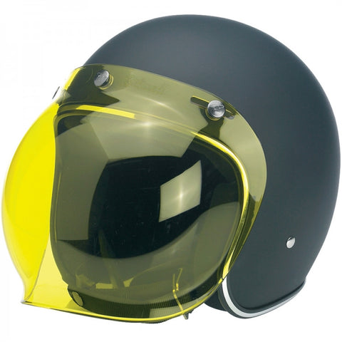 Viseira Bolha Biltwell Bubble Shield Yellow Solid amarela