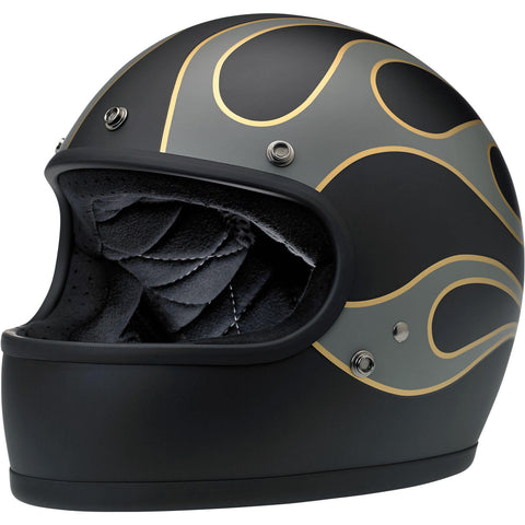 Capacete Biltwell Gringo Flames - edição limitada