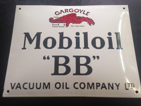 Chapa esmaltada Mobil