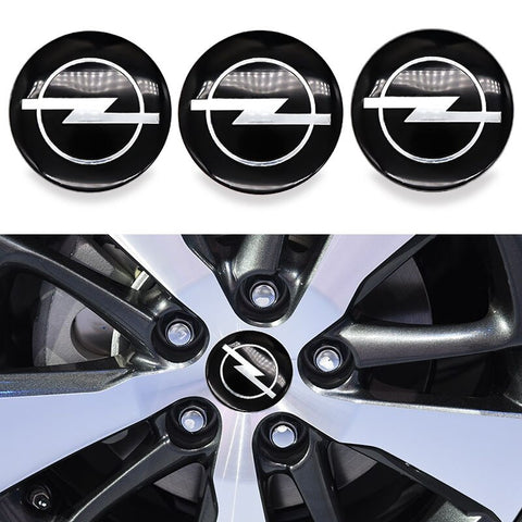 4x Autocolantes Centro de Jantes Opel Gel