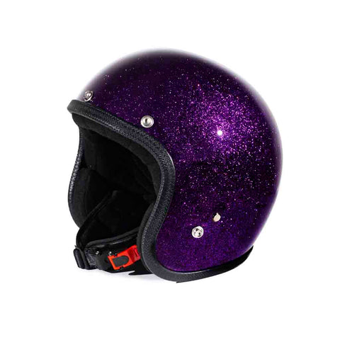 Capacete Jet Roxo