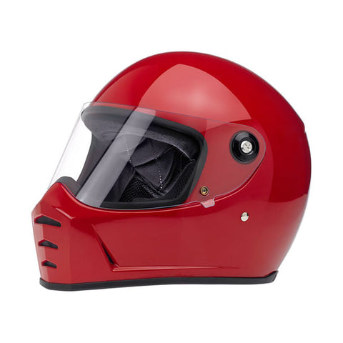 Capacete Biltwell Lane Splitter Helmet Gloss Blood Red