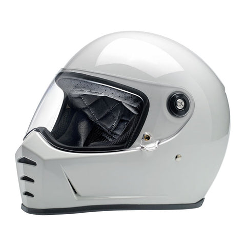 Capacete Biltwell Lane Splitter Helmet Gloss White