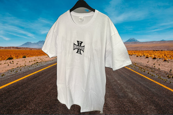 T-shirt Americancars Algarve Cross White/Black