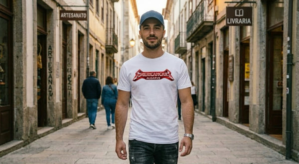 T-shirt Americancars Algarve Ride the Lightning