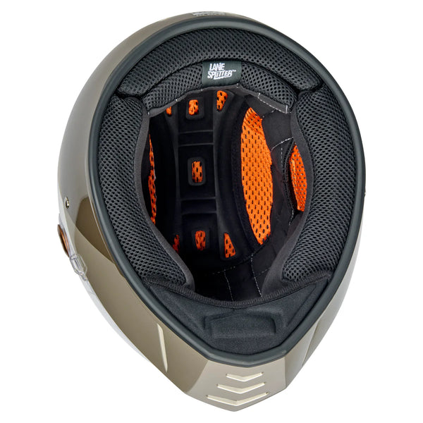 Capacete Biltwell Lane Splitter Intersection Gold Silver Bronz
