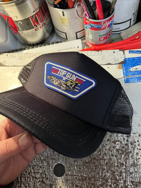 Boné Trucker Cap Rede Bordado Top Gun