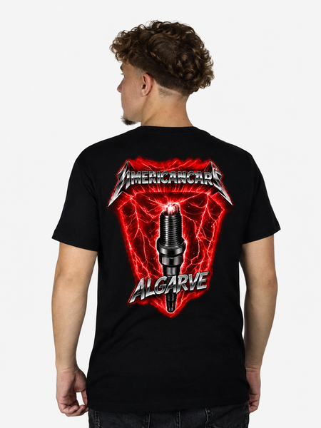T-shirt Americancars Algarve Ride the Lightning
