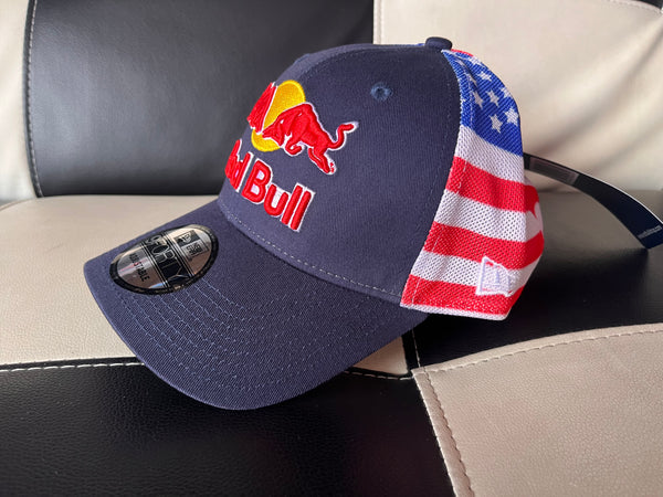 Boné Cap Trucker Red Bull Chapéu Redbull F1 Sponsor Sports