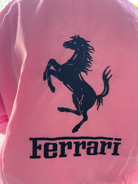 Casaco Blusão Ferrari F-1 Racing Jacket Cor Rosa
