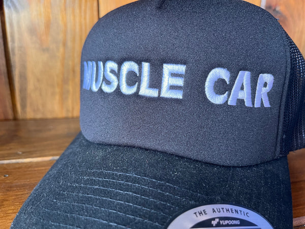Boné Cap Trucker Muscle Car Bordado