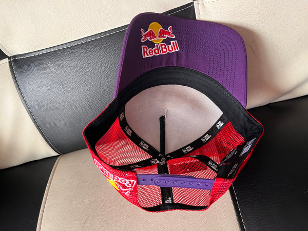 Boné Cap Trucker Red Bull Chapéu Redbull F1 Sponsor Sports