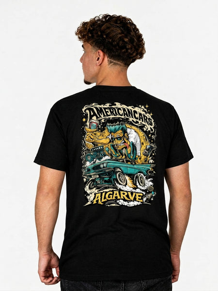 T-shirt Americancars Algarve Rockabilly