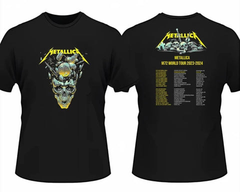 T-Shirt Metallica Tour 2023 2024