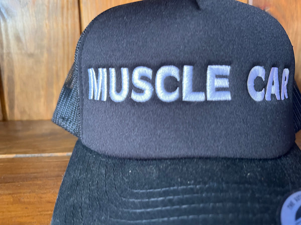Boné Cap Trucker Muscle Car Bordado