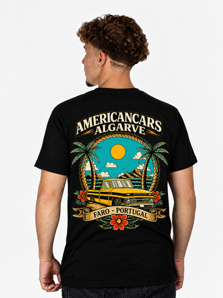 T-shirt Americancars Algarve Beach Place