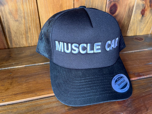 Boné Cap Trucker Muscle Car Bordado