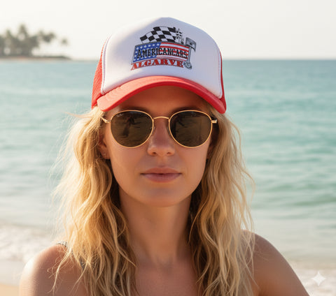 Boné Americancars Algarve Vermelho  Trucker Cap